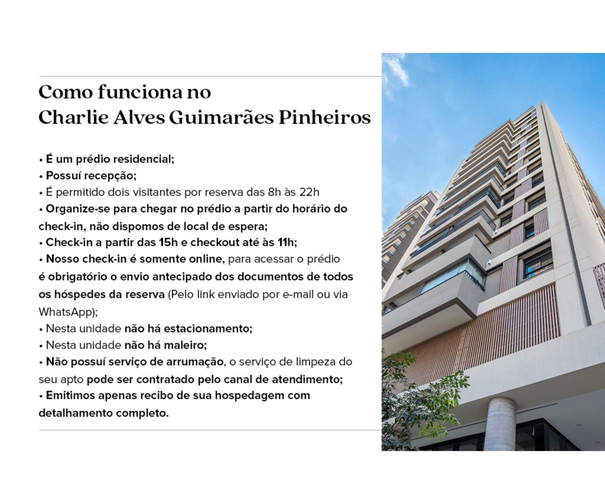 Charlie Alves Guimaraes Pinheiros Apartment Sao Paulo Exterior foto